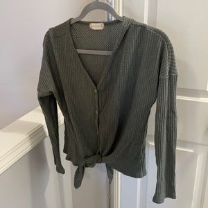 Olive green Altard State Sweater. Size small.